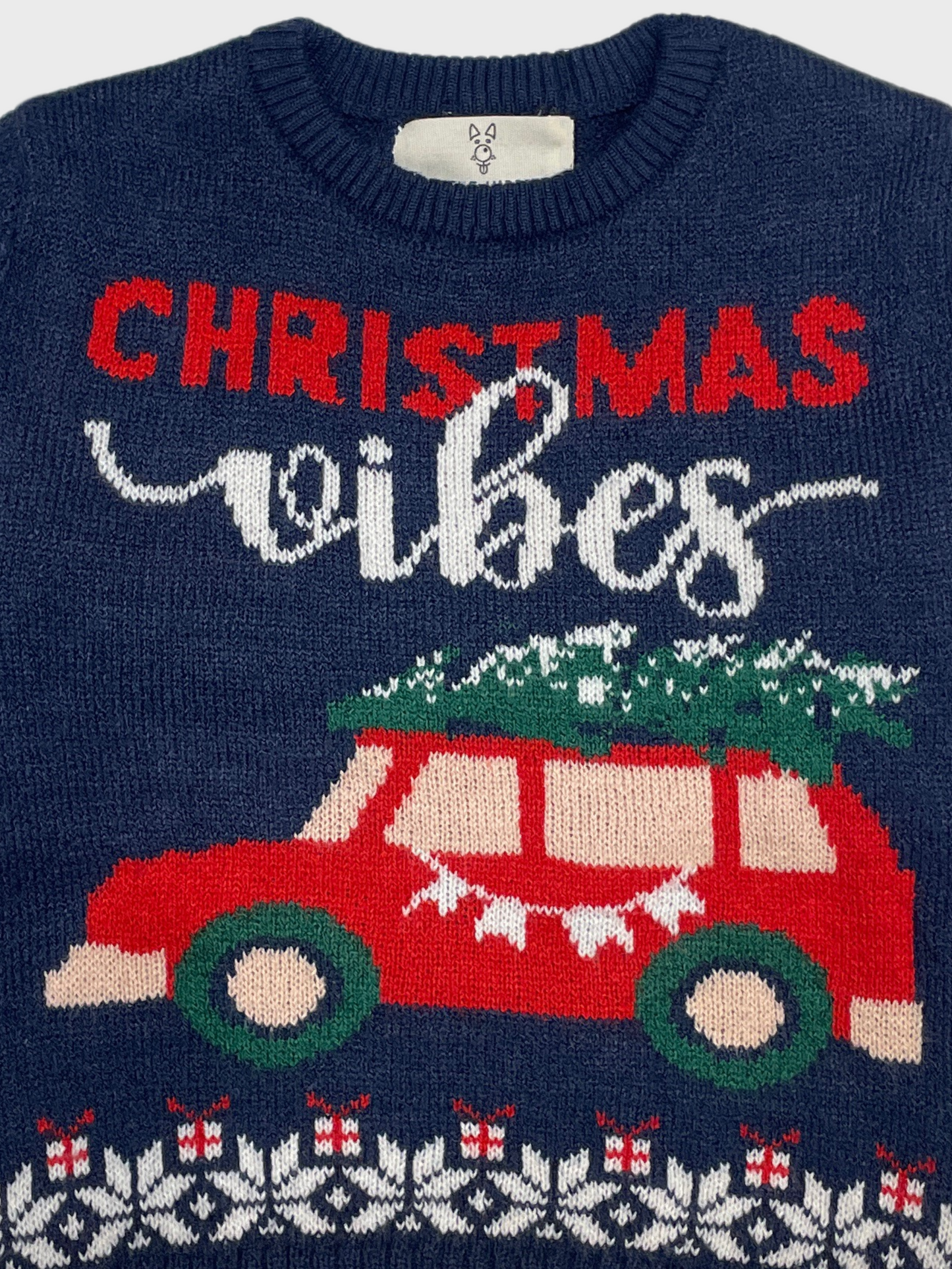 Christmas Vibes Knitted Sweater