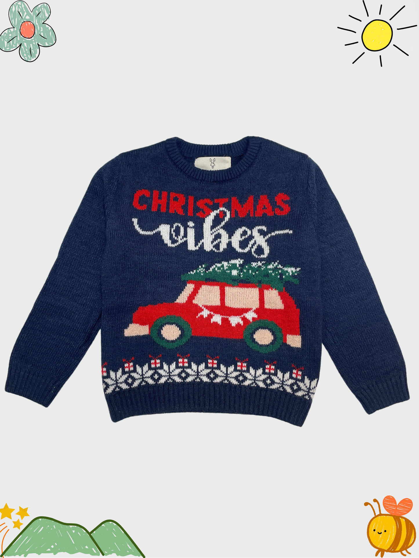 Christmas Vibes Knitted Sweater